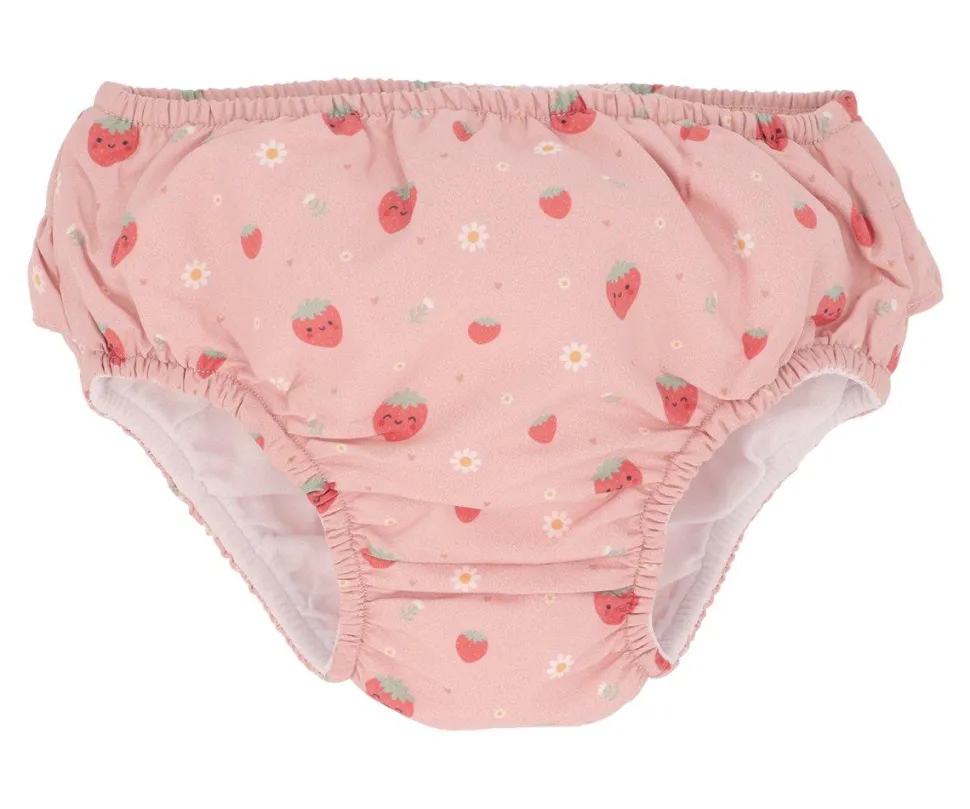 Bañador Pañal con Volante · Strawberries