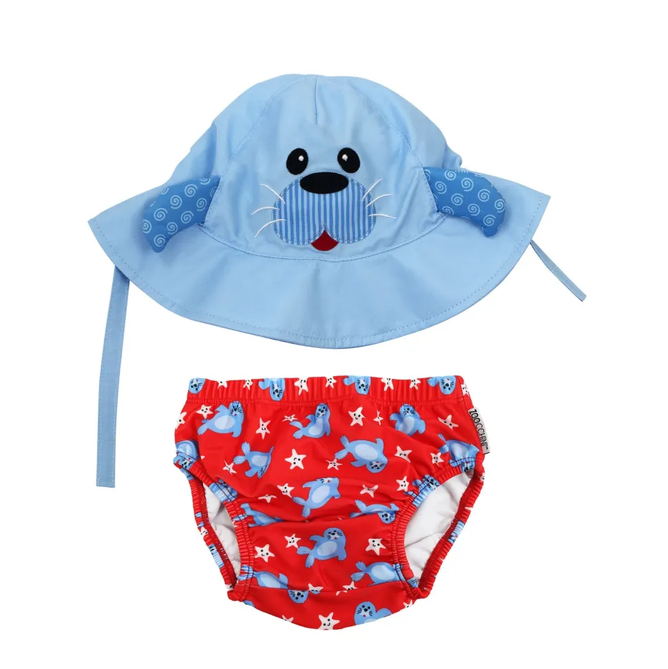 Bañador y gorro Zoocchini Foca