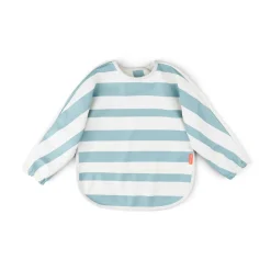 Babero con Mangas Stripes Blue · Done by Deer