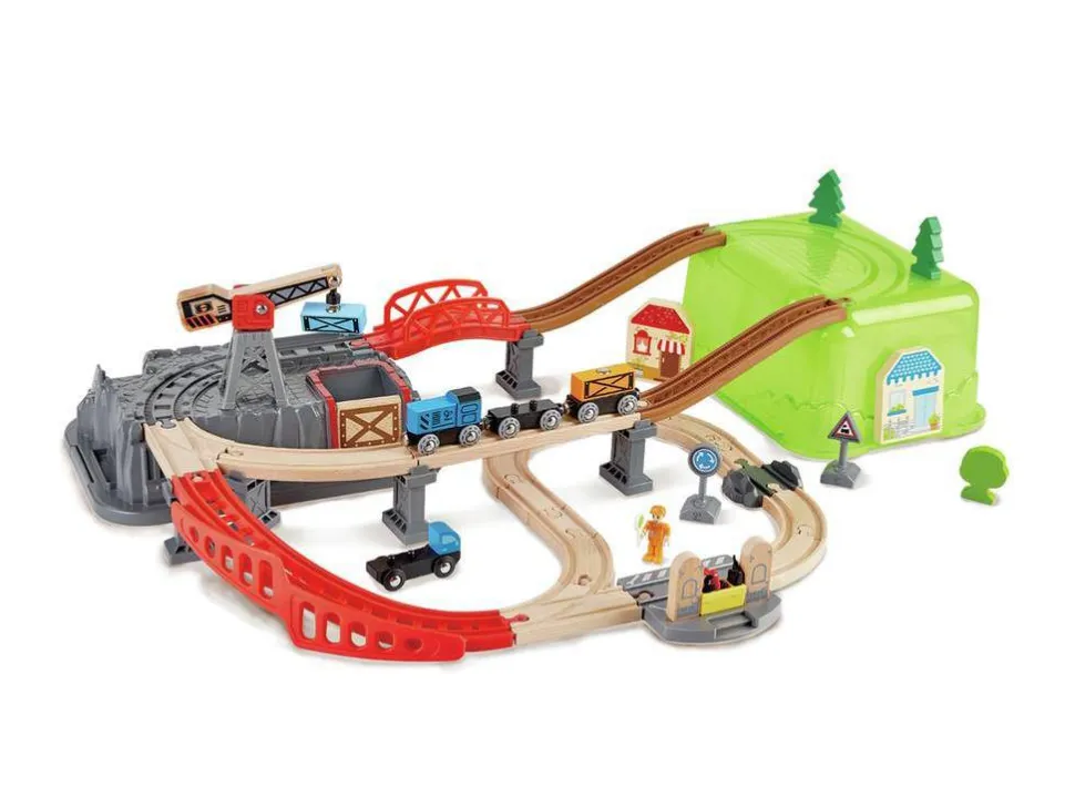 Bloques construcción Ferrocarril · Hape