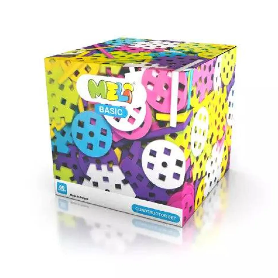 Bloques Meli · Basic Constructor Set 60pcs Pastel