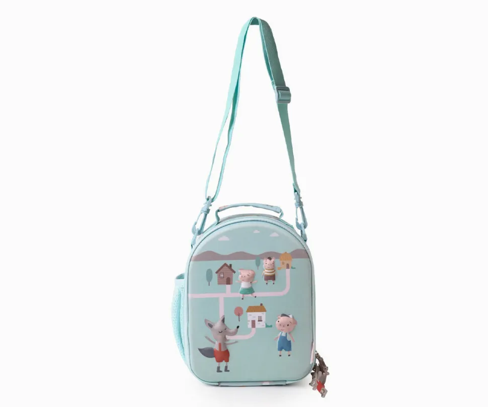 Bolsa Merienda Térmica 3D The Three Little Pigs
