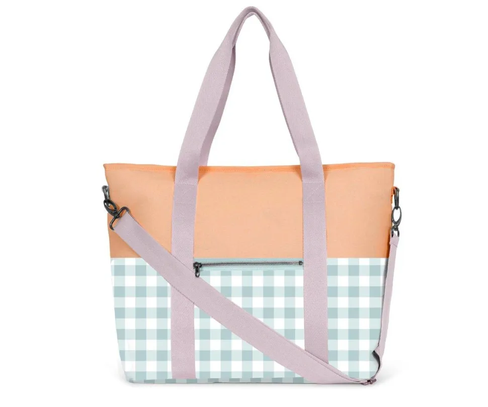 Bolso Nevera Stripes Apricot