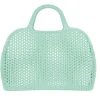 Bolso Plástico Retro Vintage · Sea Green