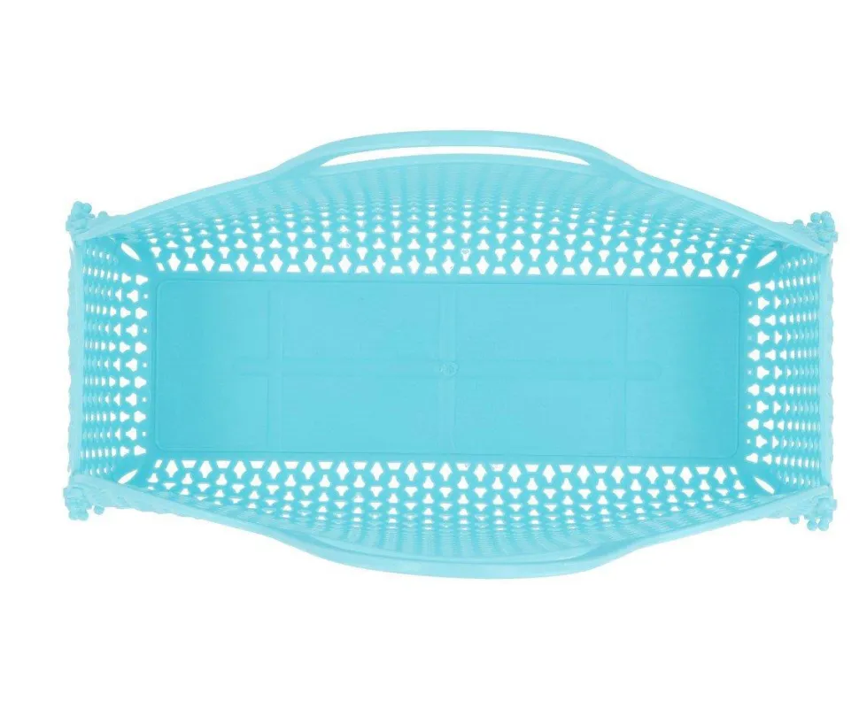 Bolso Plástico Retro Vintage · Turquoise