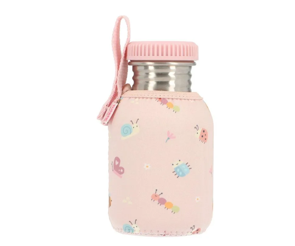 Botella Acero Funda Bugs 350ml