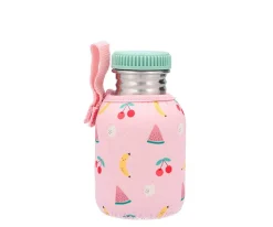 Botella Acero Funda Fruits 350ml
