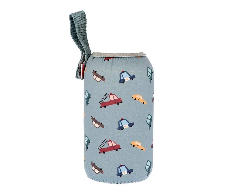 Botella Acero Funda Vintage Cars 500ml