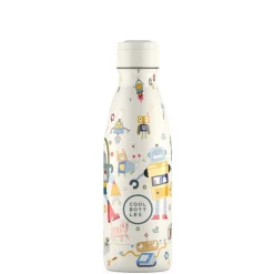 Botella Acero Messy Robots 350ml · Cool Bottles