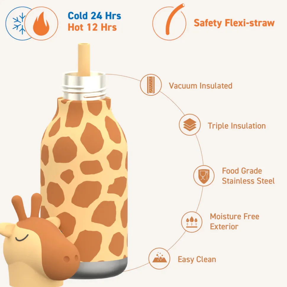 Botella Bestie Girafa 460ml · Asobu