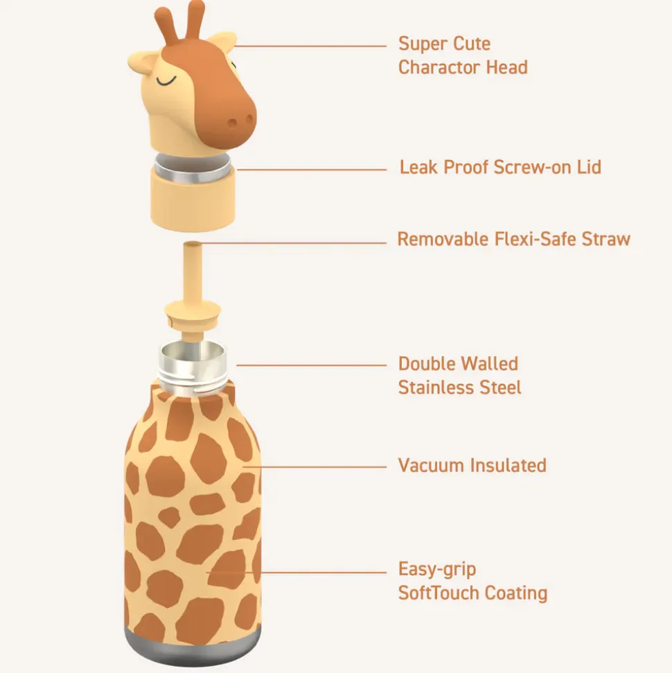 Botella Bestie Girafa 460ml · Asobu