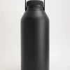Botella Chilly's Serie 2 Negro Mate · 4 Litros