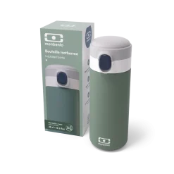 Botella de Acero Térmica Pop Green · Monbento