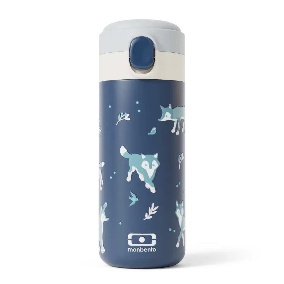 Botella de Acero Térmica Pop Wolf · Monbento