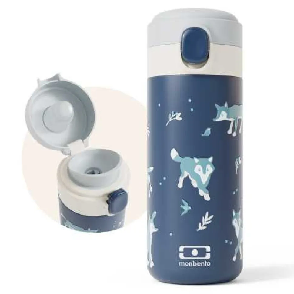 Botella de Acero Térmica Pop Wolf · Monbento