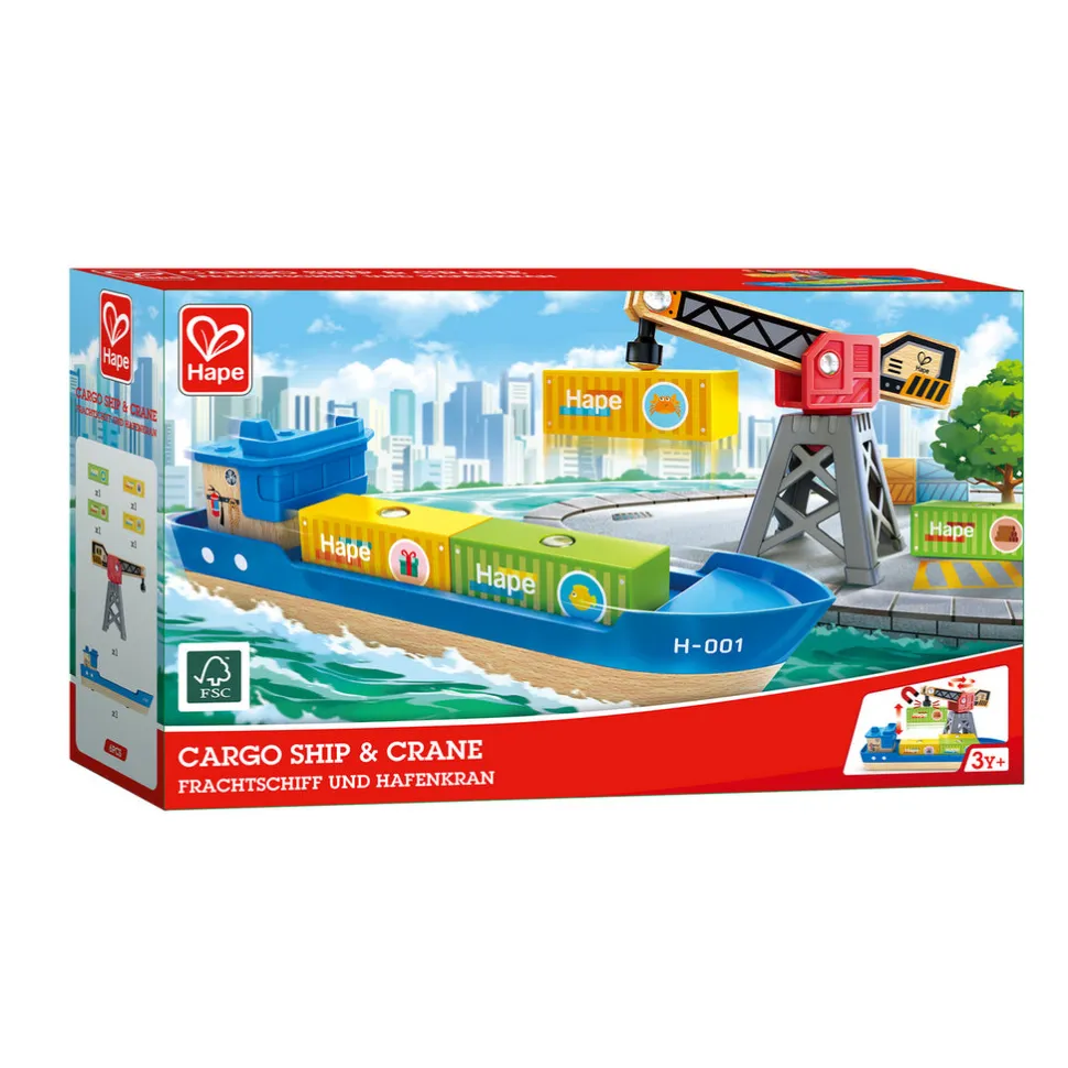 Buque de Carga y Grúa · Hape