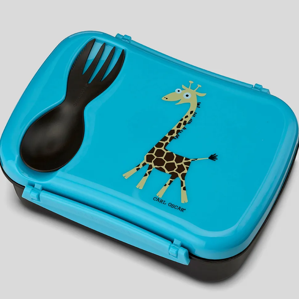 Caja de Almuerzo N'ice Box Kids Jirafa Turquesa · Carl Oscar