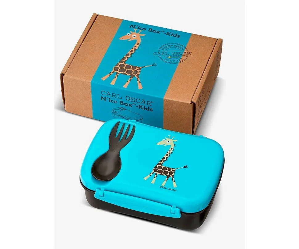 Caja de Almuerzo N'ice Box Kids Jirafa Turquesa · Carl Oscar