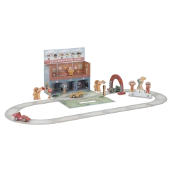 Caja de juego con Pista de Carreras · Little Dutch