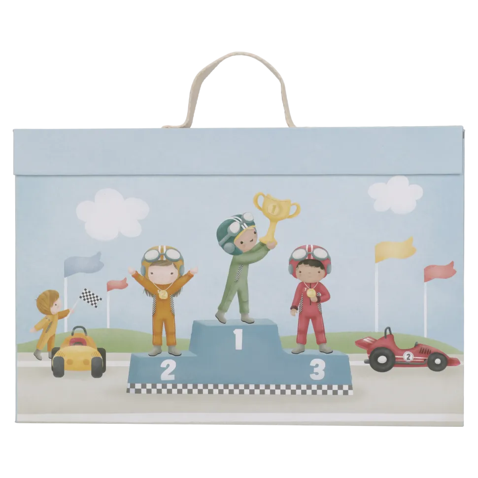 Caja de juego con Pista de Carreras · Little Dutch