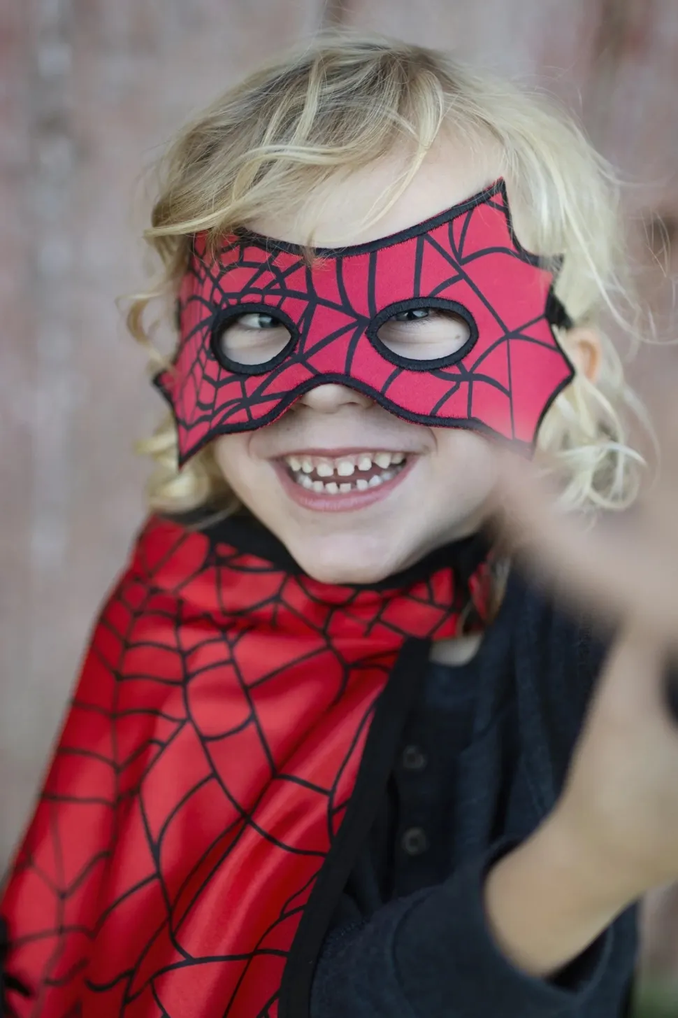 Capa Reversible Spiderman/Batman Great Pretenders 3-4 años
