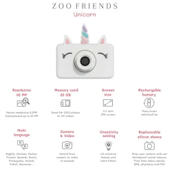 Cámara Fotográfica Zoo Friends Unicorn · The Zoofamily