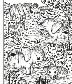 Colorea por arte de magia · Un Zoo