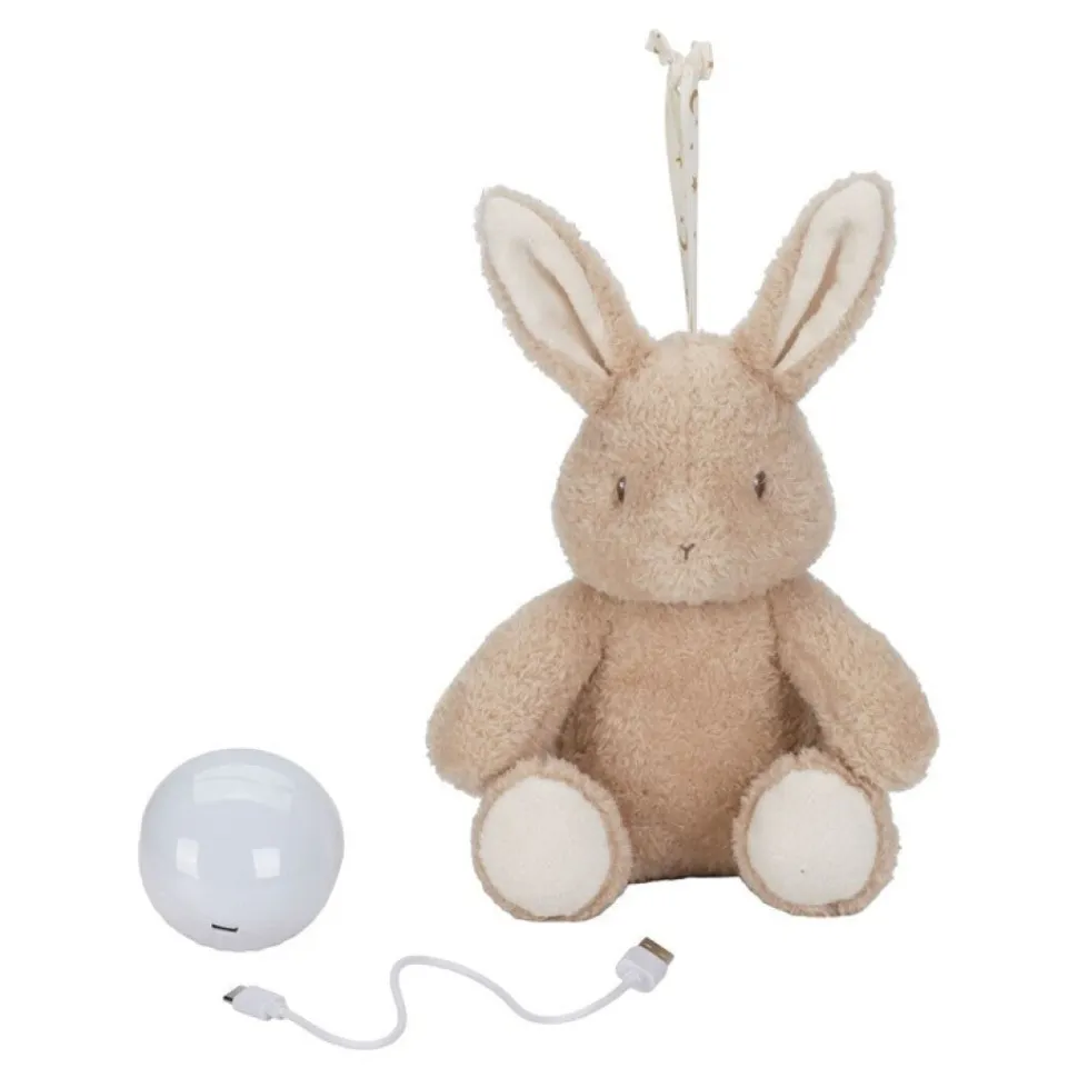 Conejito Luz compañía Musical Newborn Natural · Little Dutch