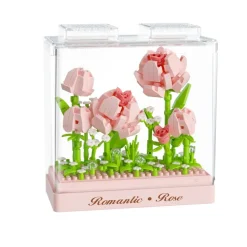 Construcción Fresh Flower Rose 349 piezas · Koco
