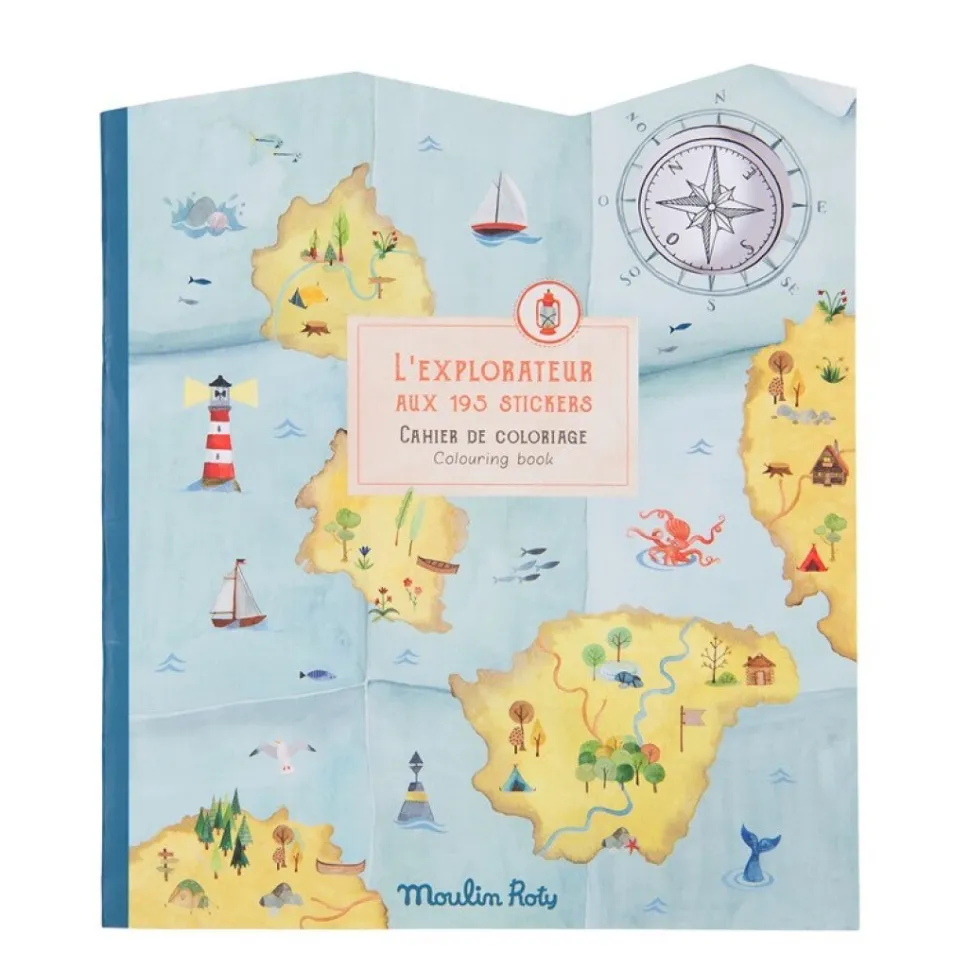 Cuaderno de pegatinas El Explorador · Moulin Roty