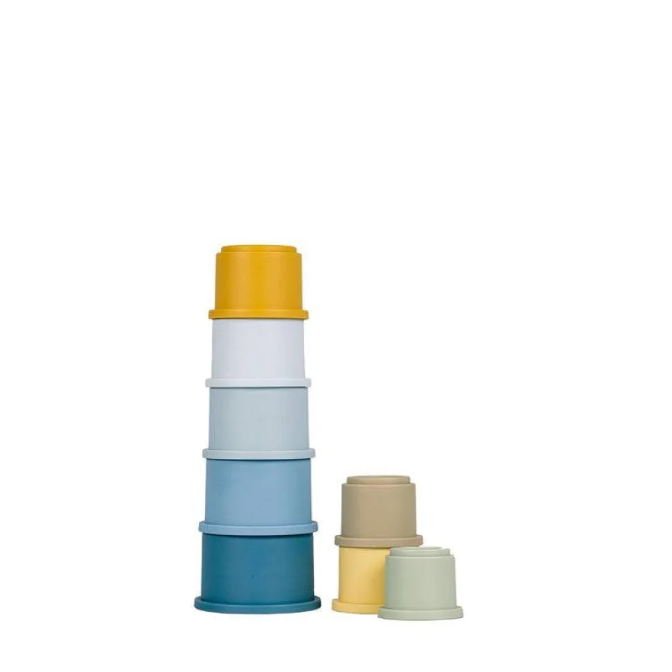 Cubos Apilables Azules · Little Dutch