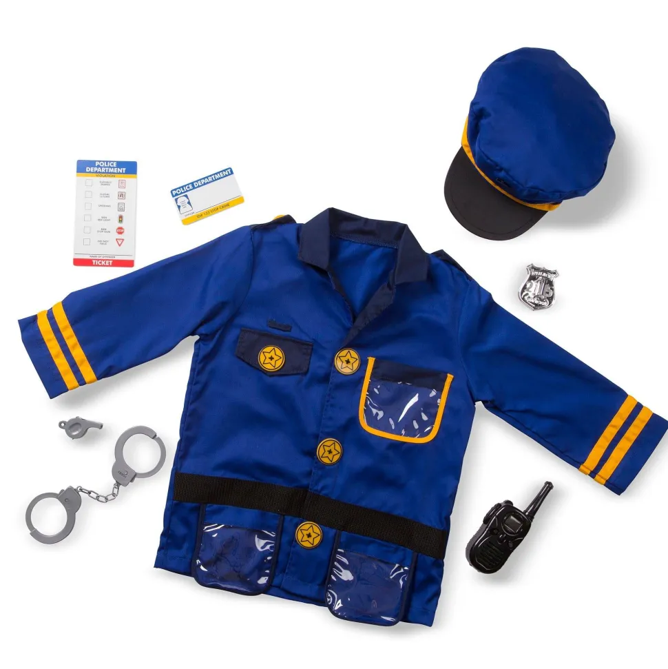 Disfraz policía 3-6 años · Melissa & Doug