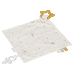 Doudou con mordedor Newborn Natural · Little Dutch