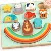 Encajable Puzz & Boom Rainbow · DJECO
