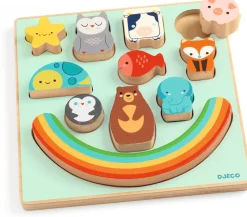 Encajable Puzz & Boom Rainbow · DJECO