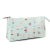 Estuche escolar 3 compartimentos The Three Little Pigs