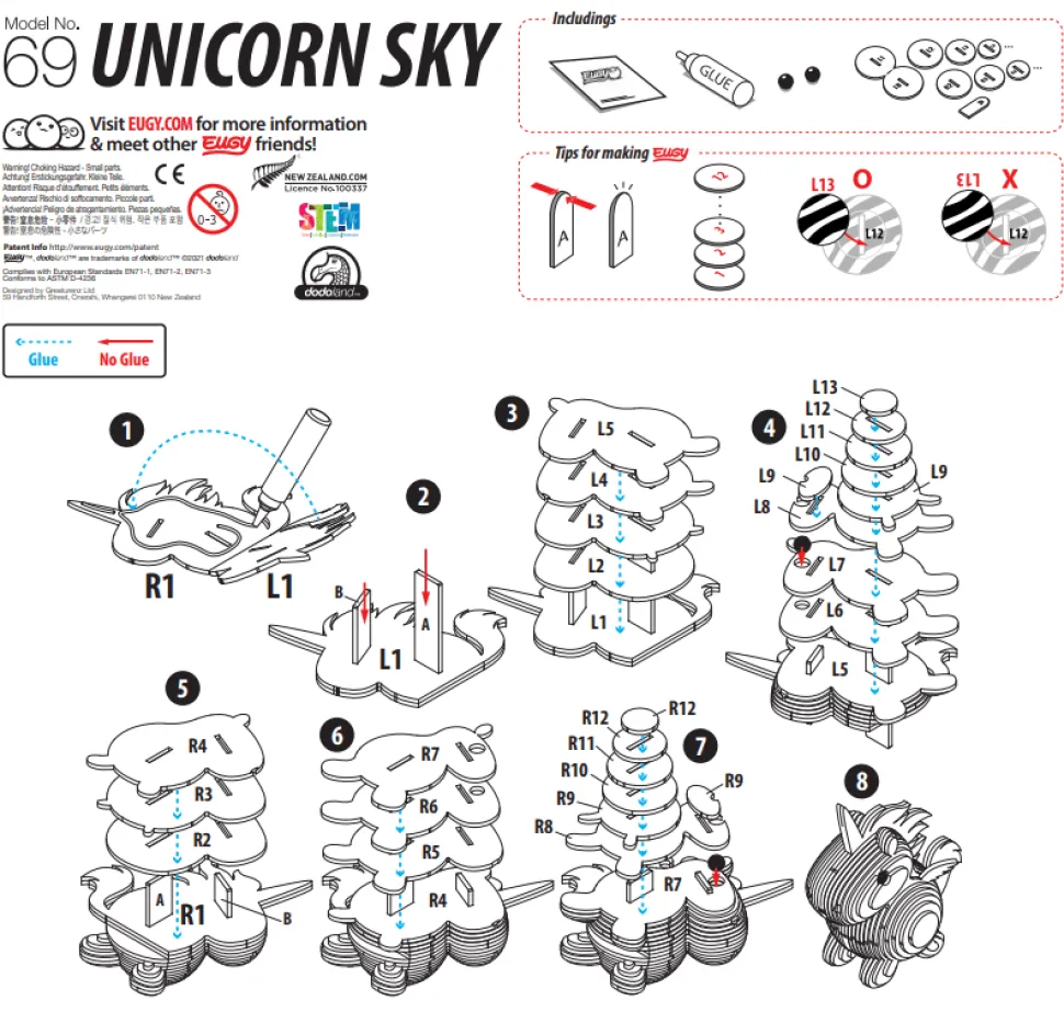 EUGY · Unicornio Celeste