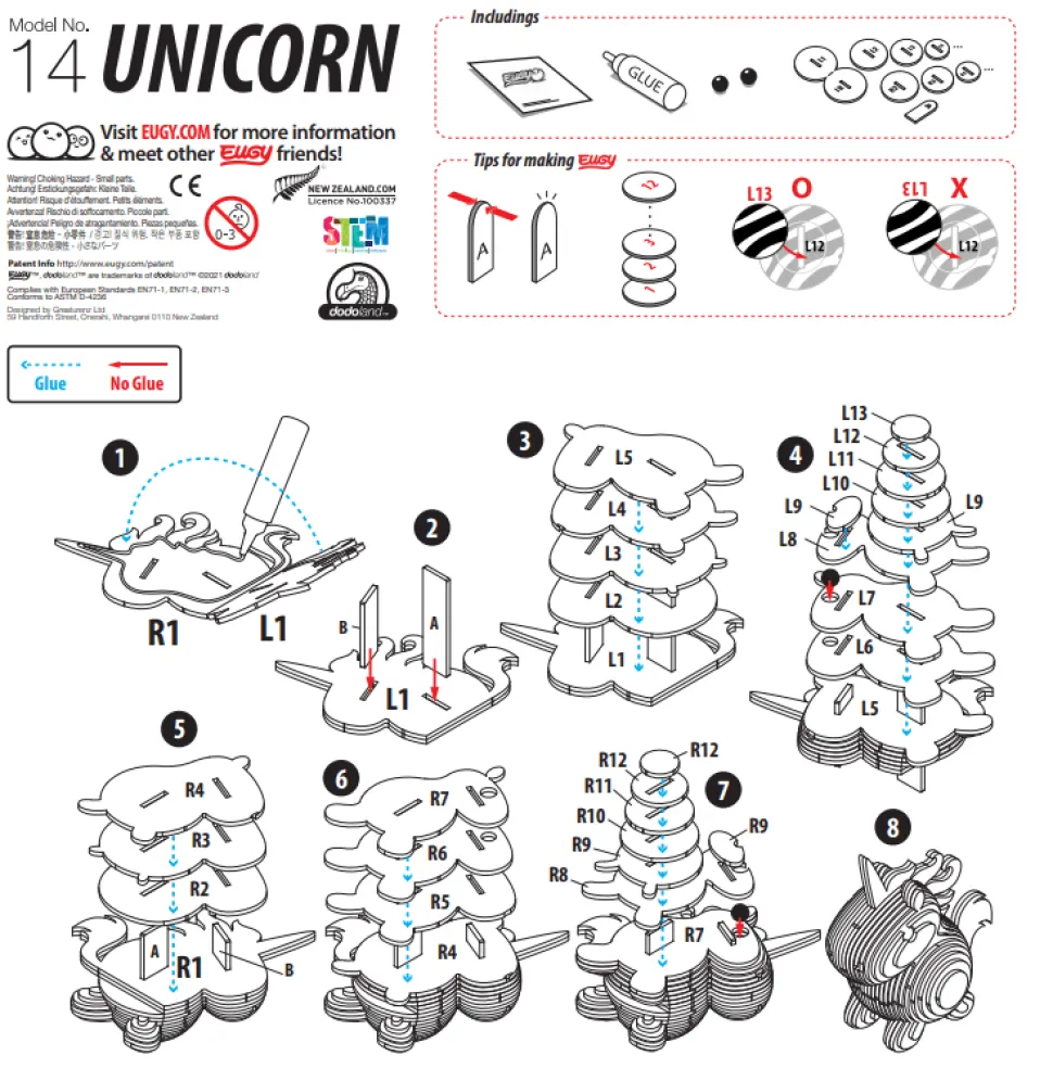 EUGY · Unicornio Rosa