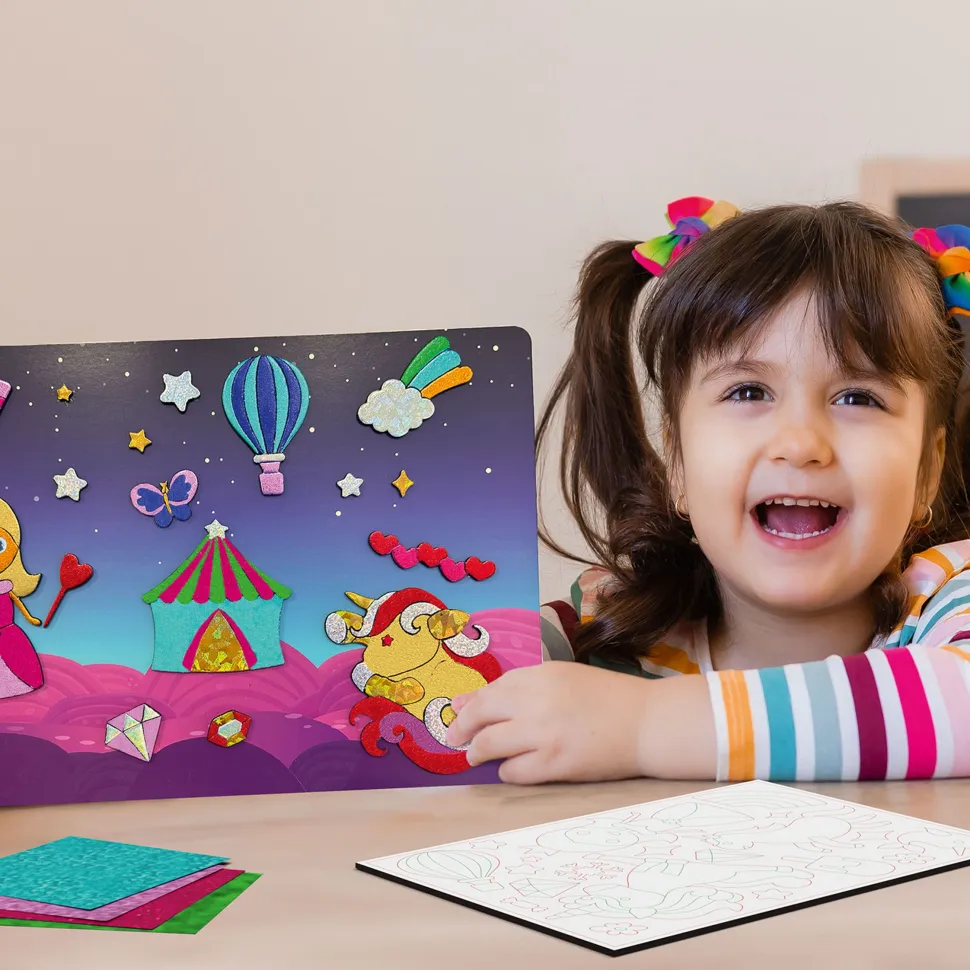Foil Fun-Unicornios y Princesas · Skillmatics