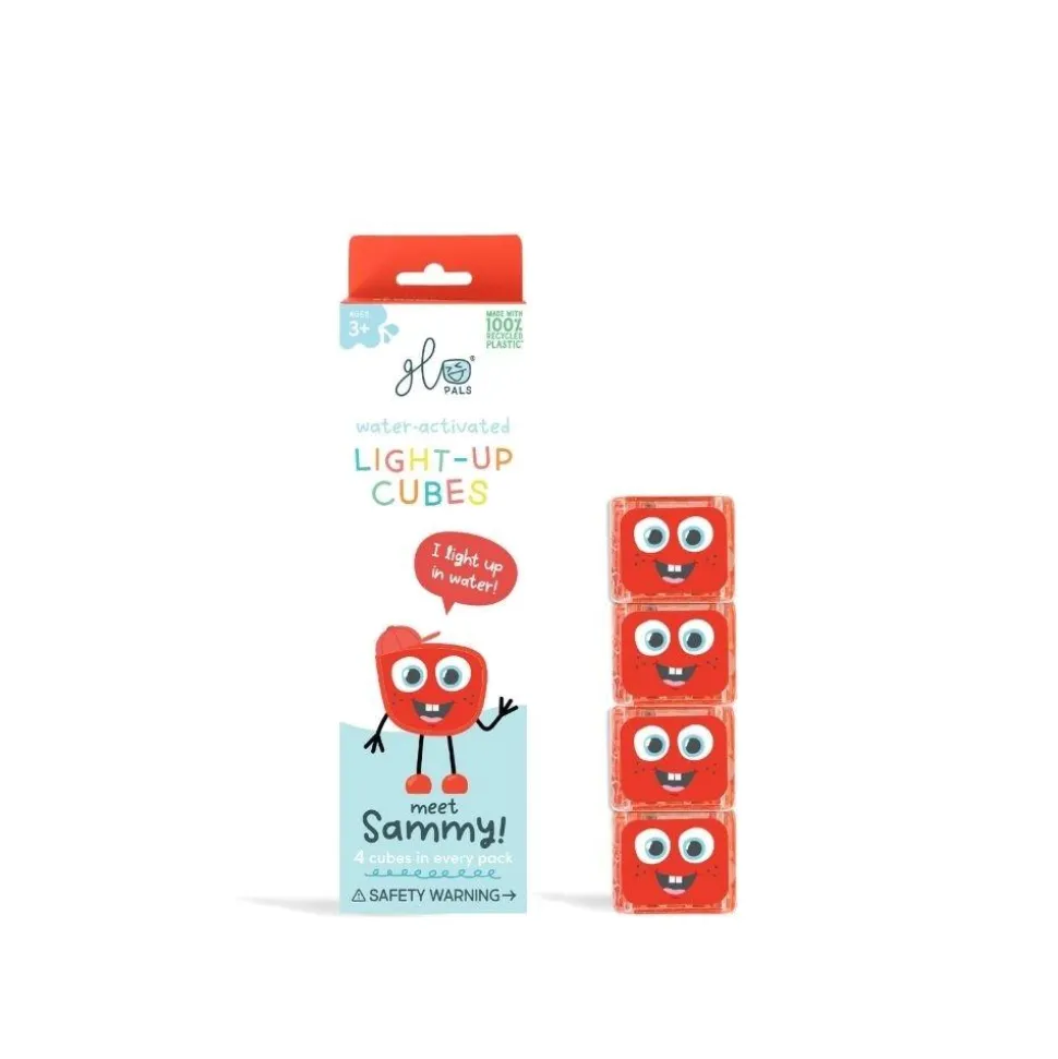 GloPals Cubos luz para el baño BLAIR Rojo