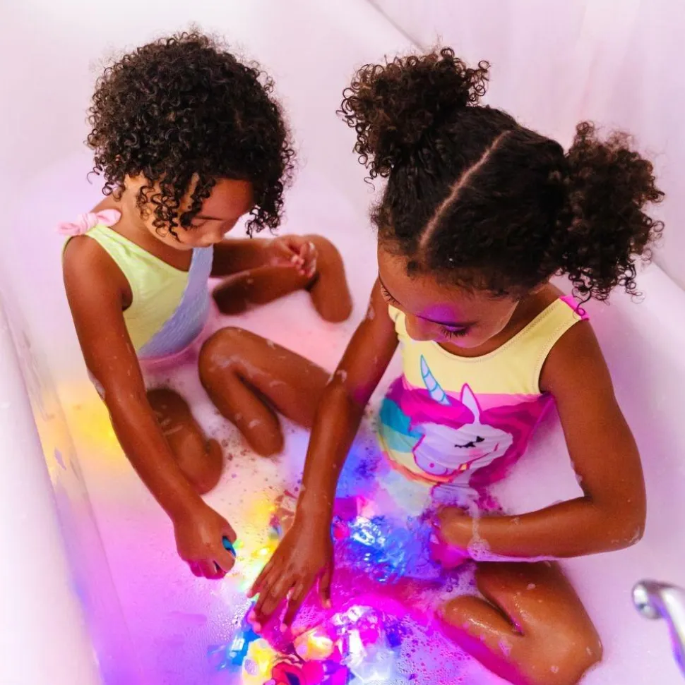 GloPals Cubos luz para el baño BLAIR Rojo