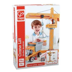 Grúa de madera · Hape