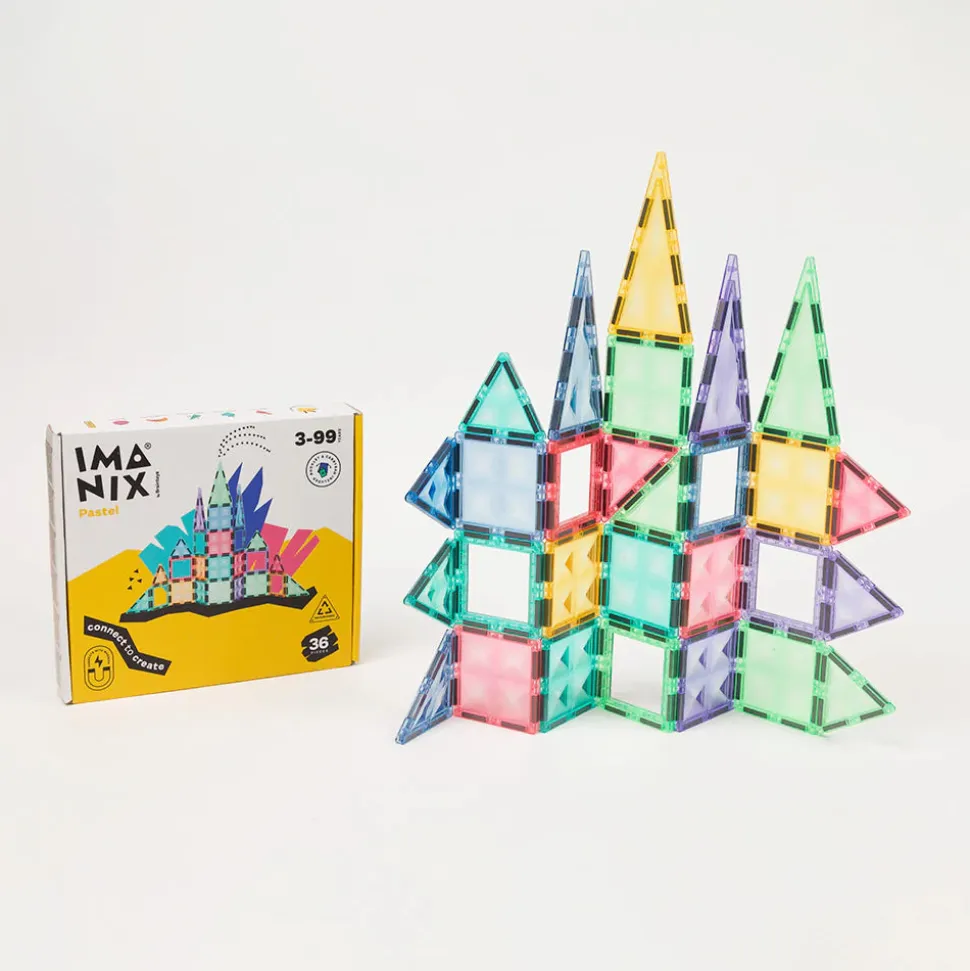 Imanix 36 piezas Pastel · Braintoys