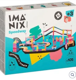 Imanix Pista de Carreras 105 piezas · Braintoys