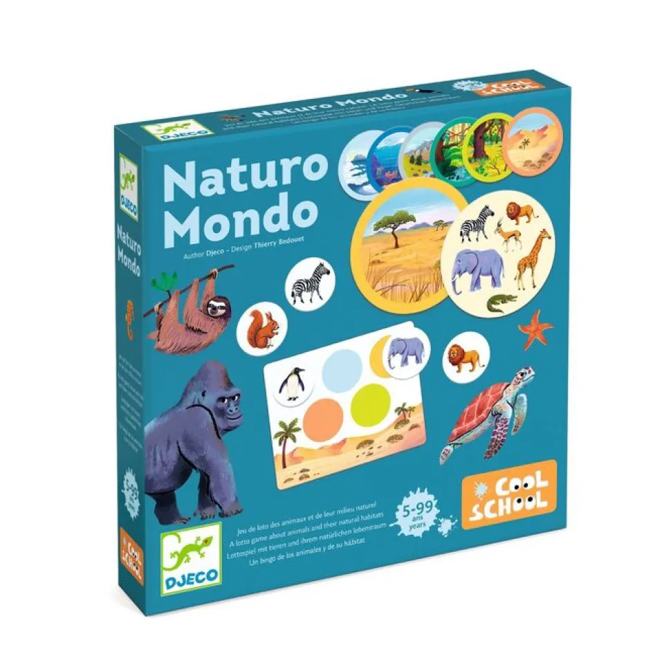 Juego Cool School Naturo Mondo · DJECO