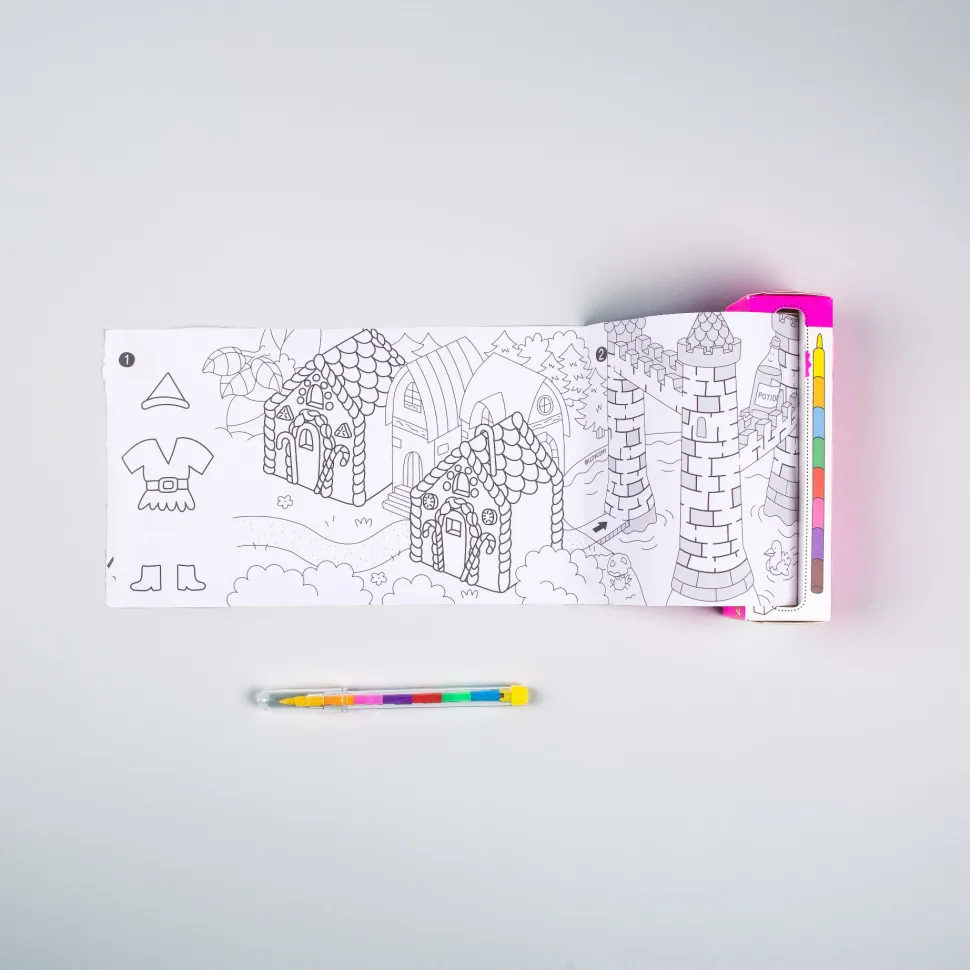 Juego de bolsillo para colorear Magic+8 pinturas · OMY