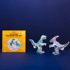 Juego OMY Dinos para colorear e inflar