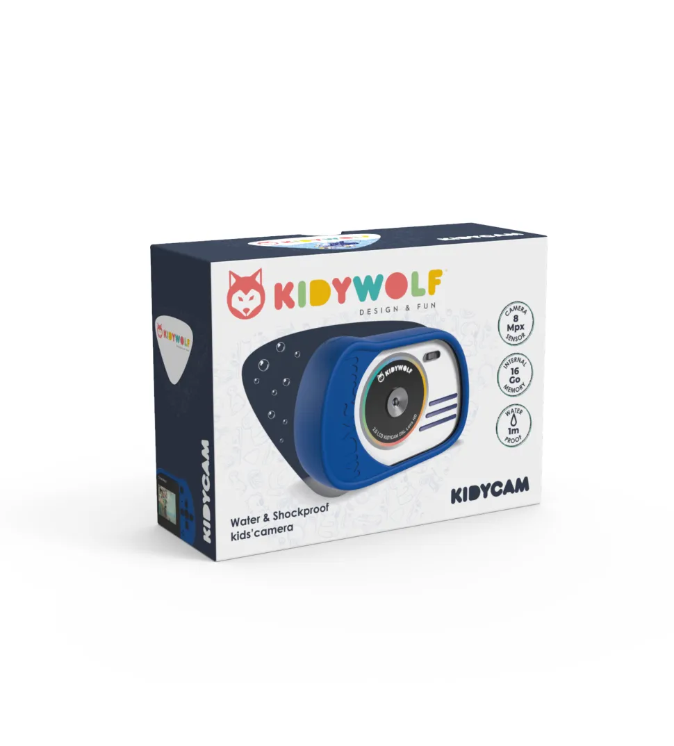 Kidycam Cámara de fotos resistente al agua · Kidywolf (Varios colores)