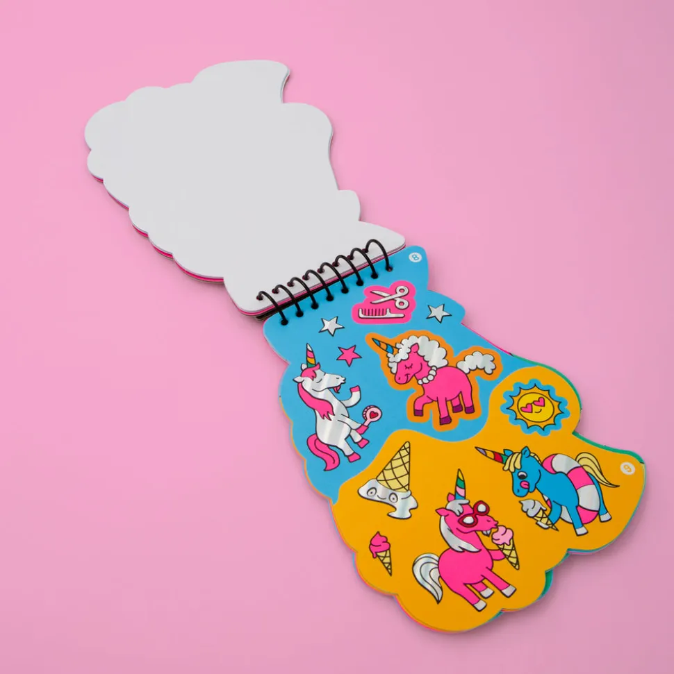 Libreta de pegatinas Unicornio · Omy