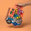 Libro con pinturas y pegatinas Yummi · OMY